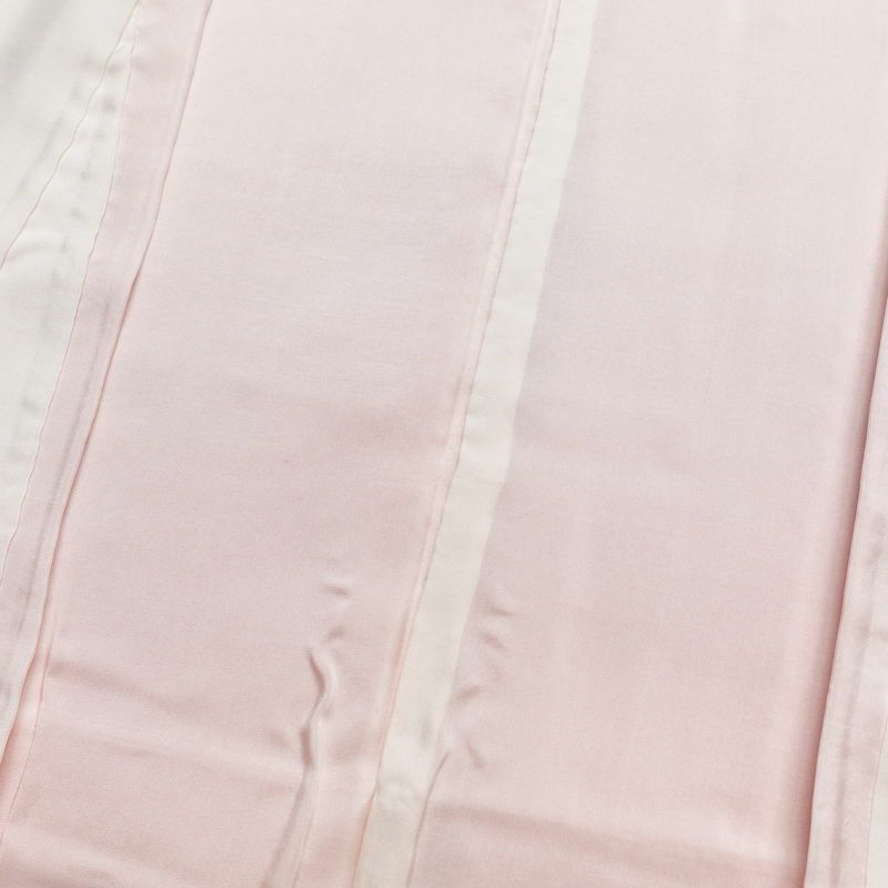 色無地 良品 しつけ糸付き 縮緬 正絹 その他の柄 袷仕立て 身丈158.5cm 裄丈64.5cm ピンク_画像18