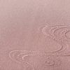 色無地 良品 しつけ糸付き 一つ紋付き 正絹 流水・波柄 袷仕立て 身丈159cm 裄丈65.5cm ピンク_画像8