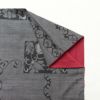 紬 正絹 木の葉・植物柄 袷仕立て 身丈162.5cm 裄丈65cm つむぎ グレー_画像12