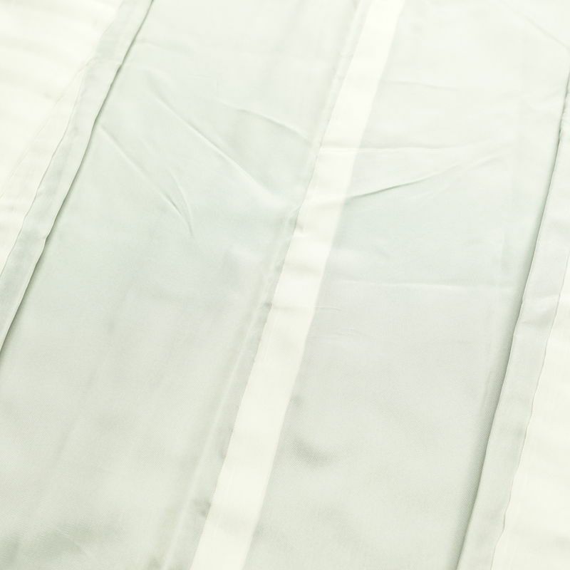 訪問着 良品 綸子 正絹 古典柄 袷仕立て 身丈163cm 裄丈66.5cm 箔 金彩 フォーマル 着物 緑・うぐいす色_画像19