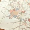 訪問着 正絹 花柄 袷仕立て 身丈156.5cm 裄丈66.5cm クリーム_画像4