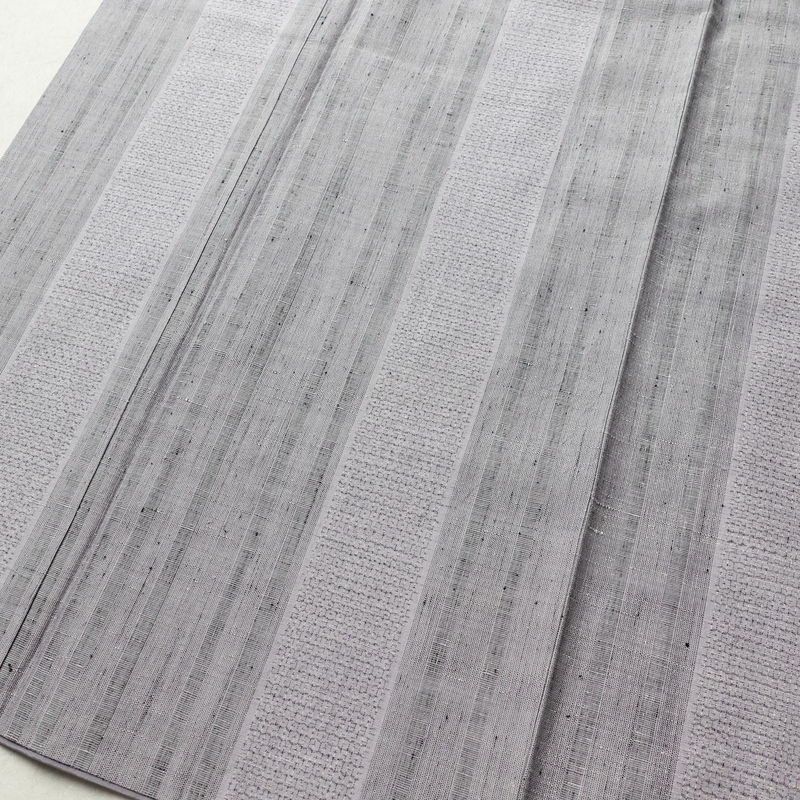 紬 良品 正絹 縞柄・線柄 袷仕立て 身丈164.5cm 裄丈66cm 紫・藤色_画像4