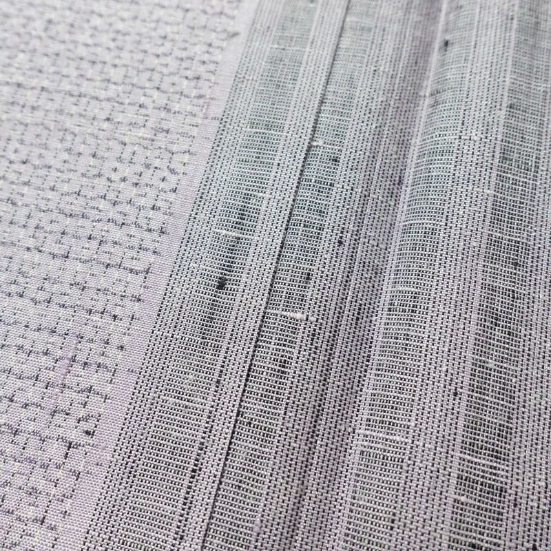 紬 良品 正絹 縞柄・線柄 袷仕立て 身丈164.5cm 裄丈66cm 紫・藤色_画像8