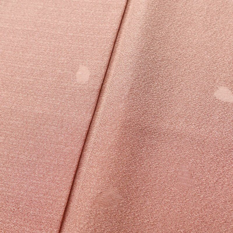 色無地 良品 しつけ糸付き 一つ紋付き 正絹 無地 袷仕立て 身丈155cm 裄丈63.5cm グラデーション ピンク_画像7