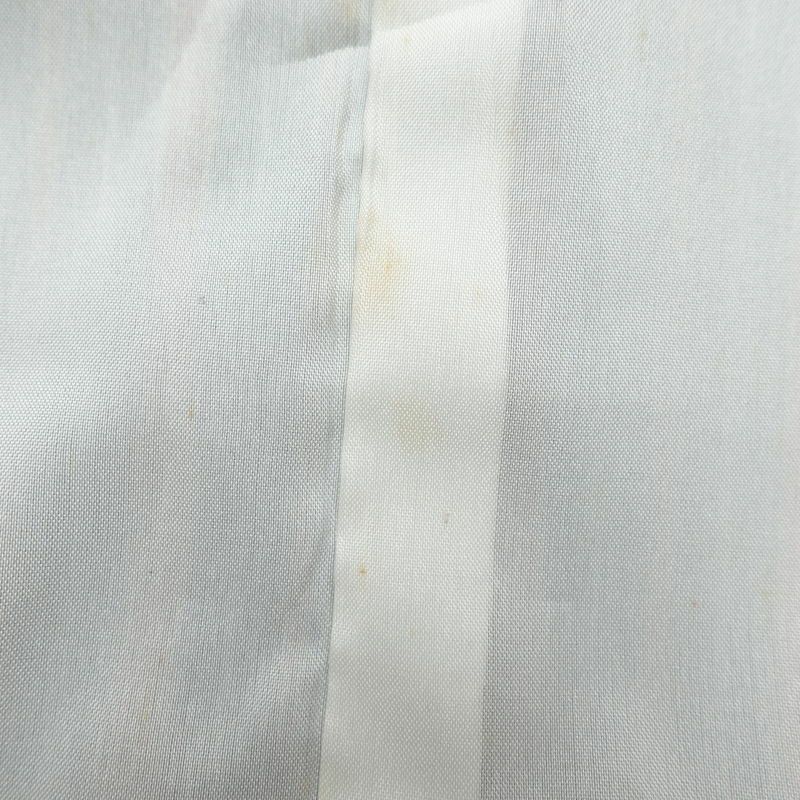 紬 正絹 縞柄・線柄 袷仕立て 身丈156cm 裄丈63.5cm つむぎ 青・紺_画像20