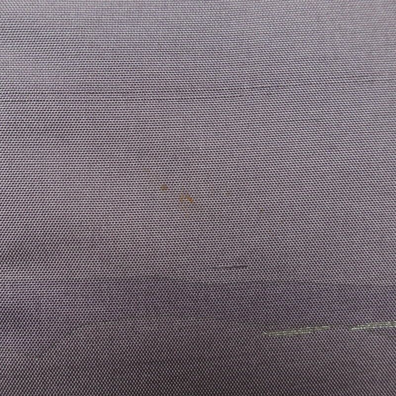 訪問着 一つ紋付き 紬地 正絹 幾何学柄・抽象柄 袷仕立て 身丈156cm 裄丈63.5cm 箔 紫・藤色_画像12