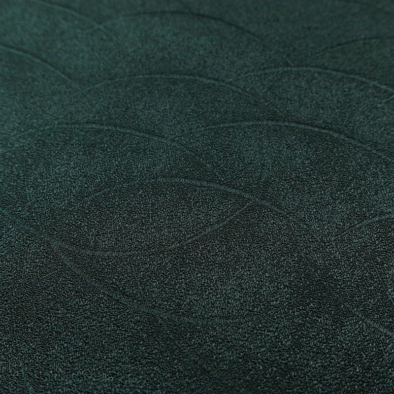 色無地 良品 しつけ糸付き 一つ紋付き 正絹 古典柄 袷仕立て 身丈155.5cm 裄丈64cm 着物 緑・うぐいす色_画像6