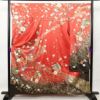 振袖 良品 金駒刺繍 正絹 古典柄 袷仕立て 身丈159.5cm 裄丈68cm 箔 金彩 フォーマル 成人式 着物 赤・朱_画像1