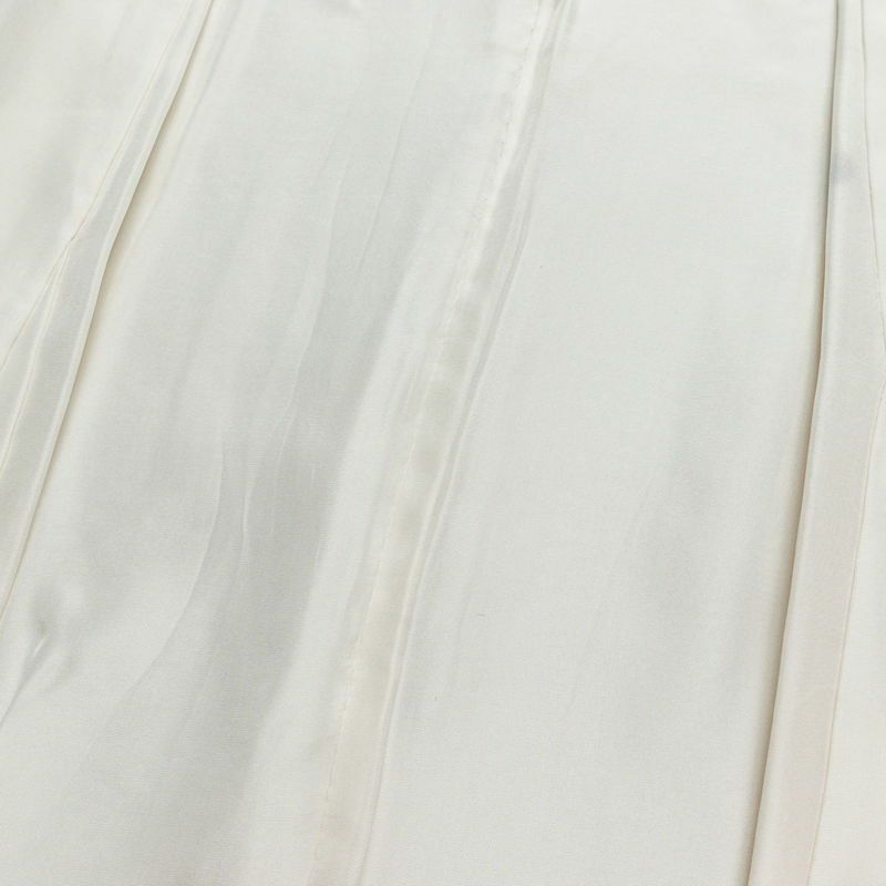 付け下げ 絞り 正絹 花柄 袷仕立て 身丈157.5cm 裄丈63.5cm 箔 金彩 白_画像18