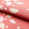 小紋 良品 RK リョウコキクチ しつけ糸付き ポリエステル 花柄 袷仕立て 身丈168cm 裄丈69cm ピンク_画像20