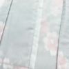 小紋 美品 RK リョウコキクチ しつけ糸付き ポリエステル 花柄 袷仕立て 身丈168.5cm 裄丈69cm 黒_画像17