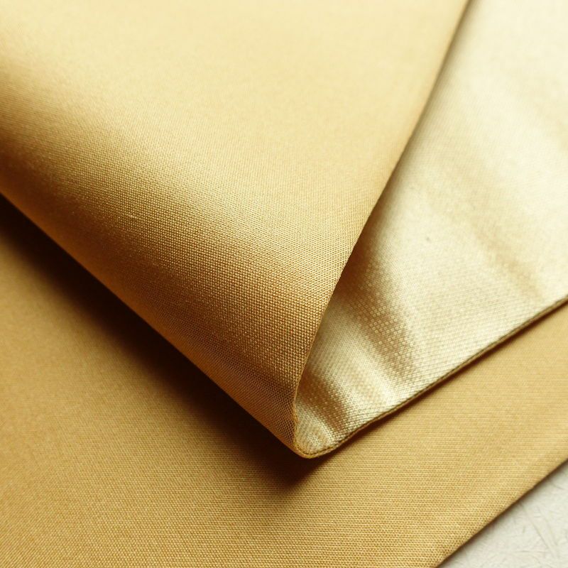 袋帯 太鼓柄 良品 スワトウ刺繍 フォーマル用 正絹 木の葉・植物柄 刺繍 金・銀_画像10