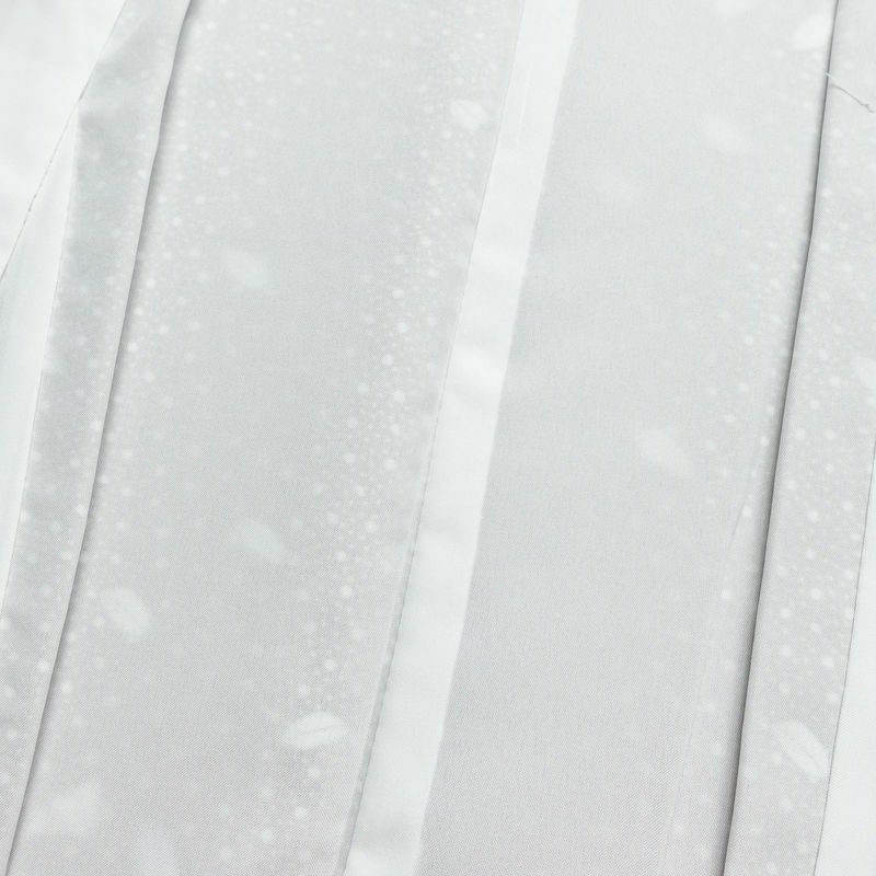 小紋 良品 ポリエステル 木の葉・植物柄 袷仕立て 身丈156cm 裄丈64.5cm 小豆・エンジ_画像17