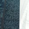 小紋 ポリエステル 木の葉・植物柄 袷仕立て 身丈161.5cm 裄丈68cm 青・紺_画像16