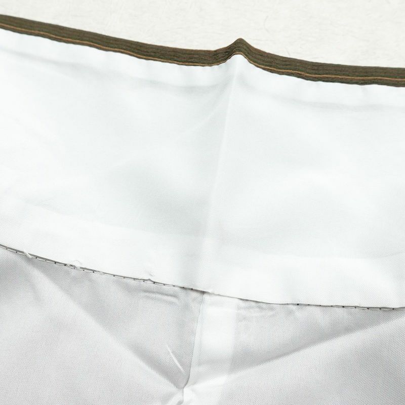 小紋 ポリエステル 縞柄・線柄 袷仕立て 身丈163.5cm 裄丈67cm 多色使い_画像18