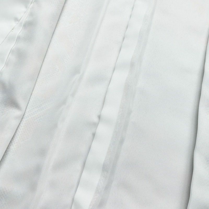 小紋 美品 しつけ糸付き ポリエステル 木の葉・植物柄 袷仕立て 身丈163cm 裄丈68cm 多色使い_画像18