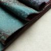 袋帯 全通柄 良品 フォーマル用 正絹 花 流水 紗綾形 古典柄 緑・うぐいす色_画像18