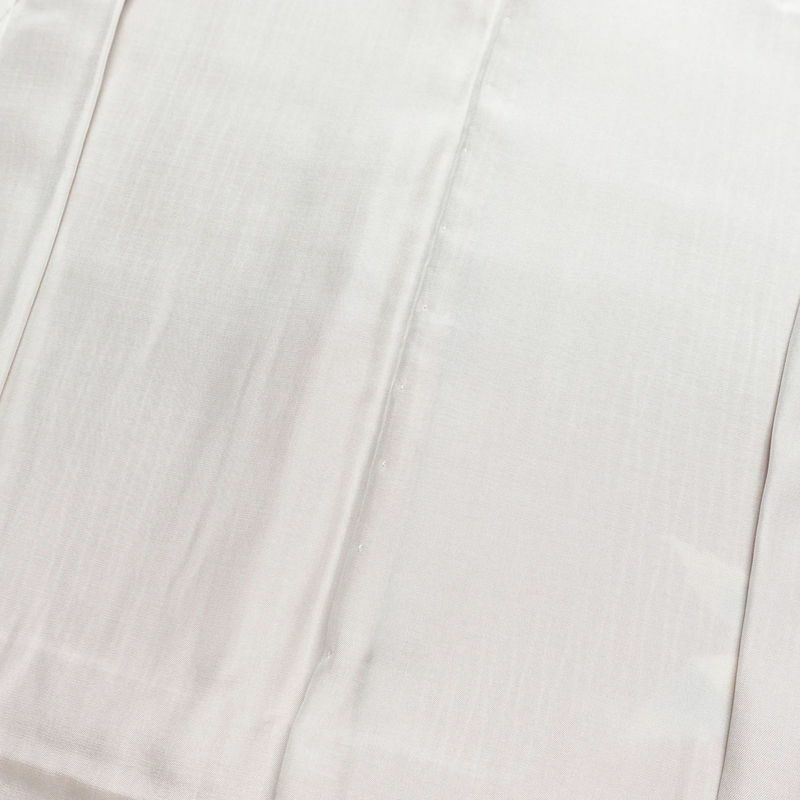 アンティーク着物 小紋 縮緬 しつけ糸付き 総柄 正絹 古典柄 袷仕立て 身丈149.5cm 裄丈64cm 赤・朱_画像17