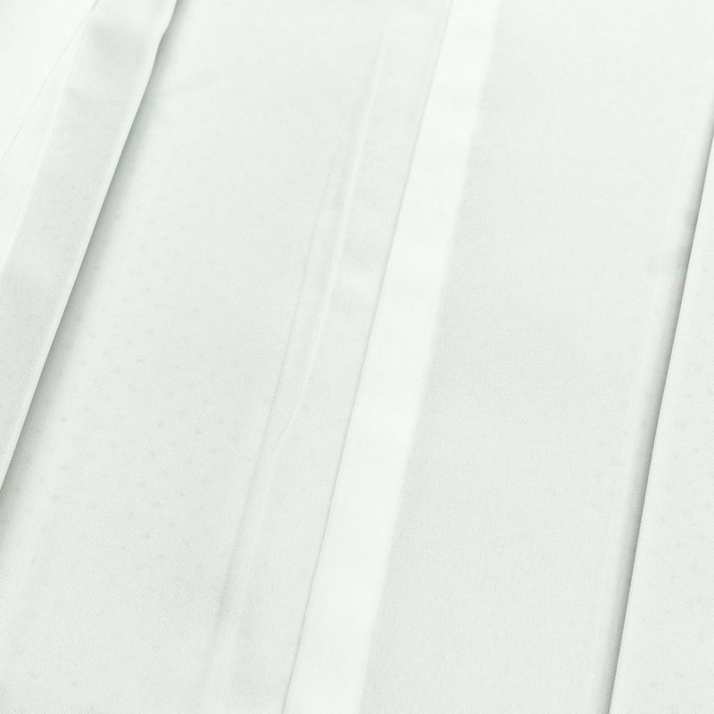 小紋 美品 しつけ糸付き ポリエステル 古典柄 袷仕立て 身丈164.5cm 裄丈67cm グレー_画像17