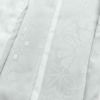 小紋 良品 縮緬 絞り風 ポリエステル 花柄 袷仕立て 身丈163cm 裄丈67cm 黒_画像18