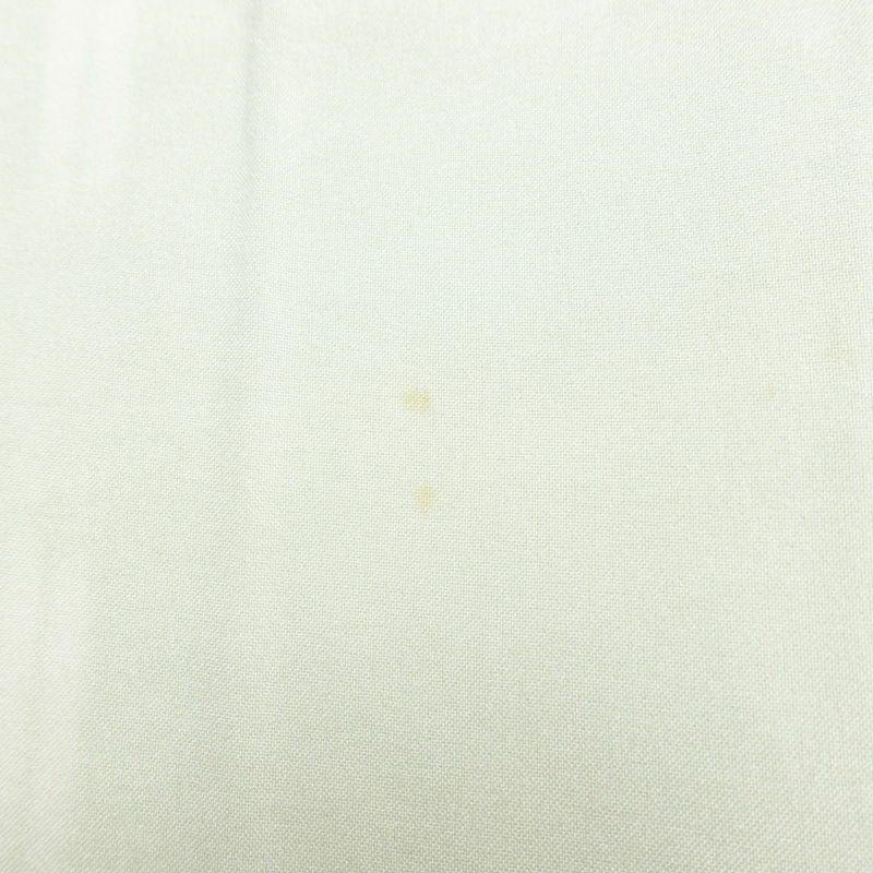 小紋 ポリエステル 古典柄 袷仕立て 身丈164.5cm 裄丈68cm 緑・うぐいす色_画像19