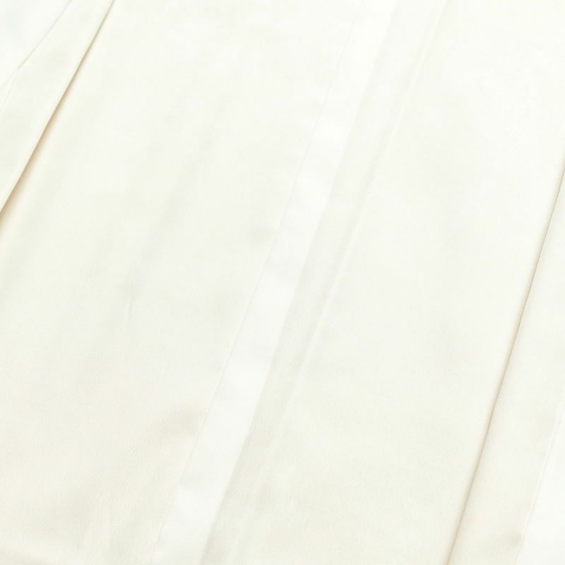 小紋 総柄 ポリエステル 花柄 袷仕立て 身丈155cm 裄丈64.5cm 一部しつけ糸付き ぼかし 着物 黄・黄土色_画像16