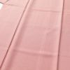 色無地 美品 草木染 落款入り しつけ糸付き 一つ紋付き 正絹 無地 袷仕立て 身丈162.5cm 裄丈67cm ピンク_画像5