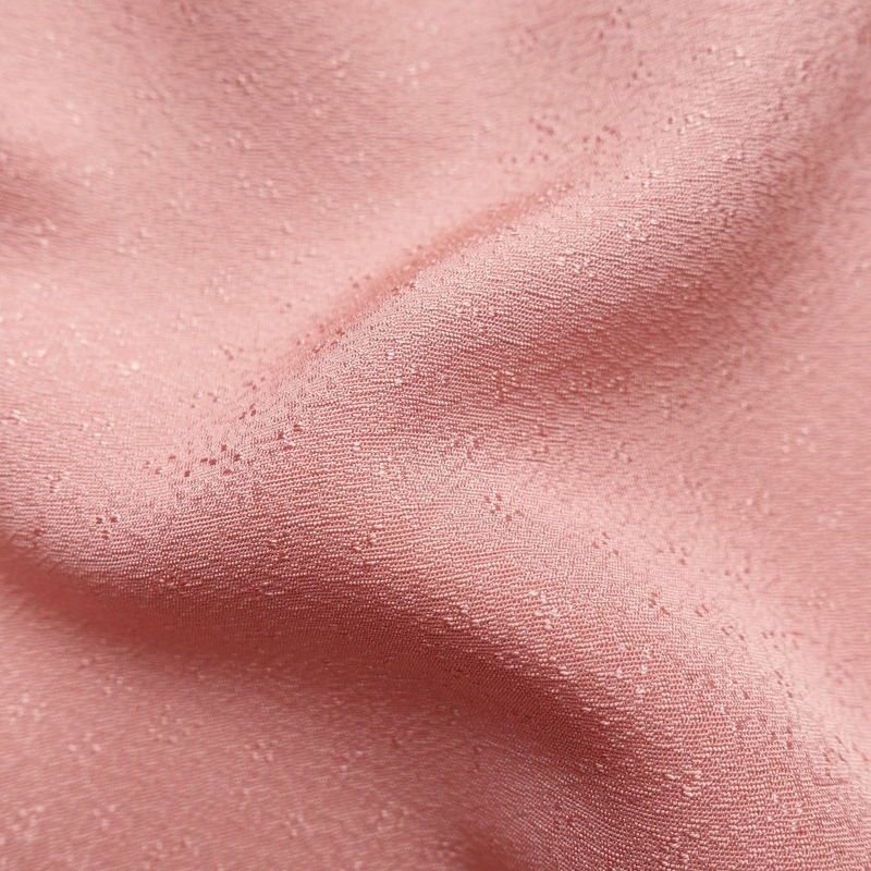 色無地 美品 草木染 落款入り しつけ糸付き 一つ紋付き 正絹 無地 袷仕立て 身丈162.5cm 裄丈67cm ピンク_画像21