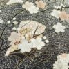訪問着 たたき染め 縮緬 正絹 古典柄 袷仕立て 身丈164.5cm 裄丈67cm 箔 金彩 グレー_画像7