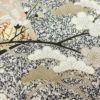 訪問着 たたき染め 縮緬 正絹 古典柄 袷仕立て 身丈164.5cm 裄丈67cm 箔 金彩 グレー_画像8