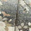 訪問着 たたき染め 縮緬 正絹 古典柄 袷仕立て 身丈164.5cm 裄丈67cm 箔 金彩 グレー_画像10