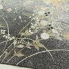 訪問着 たたき染め 縮緬 正絹 古典柄 袷仕立て 身丈164.5cm 裄丈67cm 箔 金彩 グレー_画像12