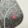 訪問着 たたき染め 縮緬 正絹 古典柄 袷仕立て 身丈164.5cm 裄丈67cm 箔 金彩 グレー_画像16