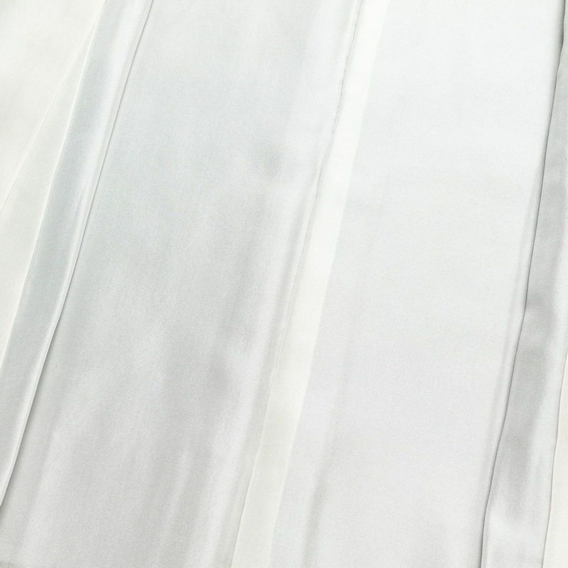 付け下げ スワトウ刺繍 紬地 正絹 古典柄 袷仕立て 身丈164cm 裄丈65.5cm 紫・藤色_画像17