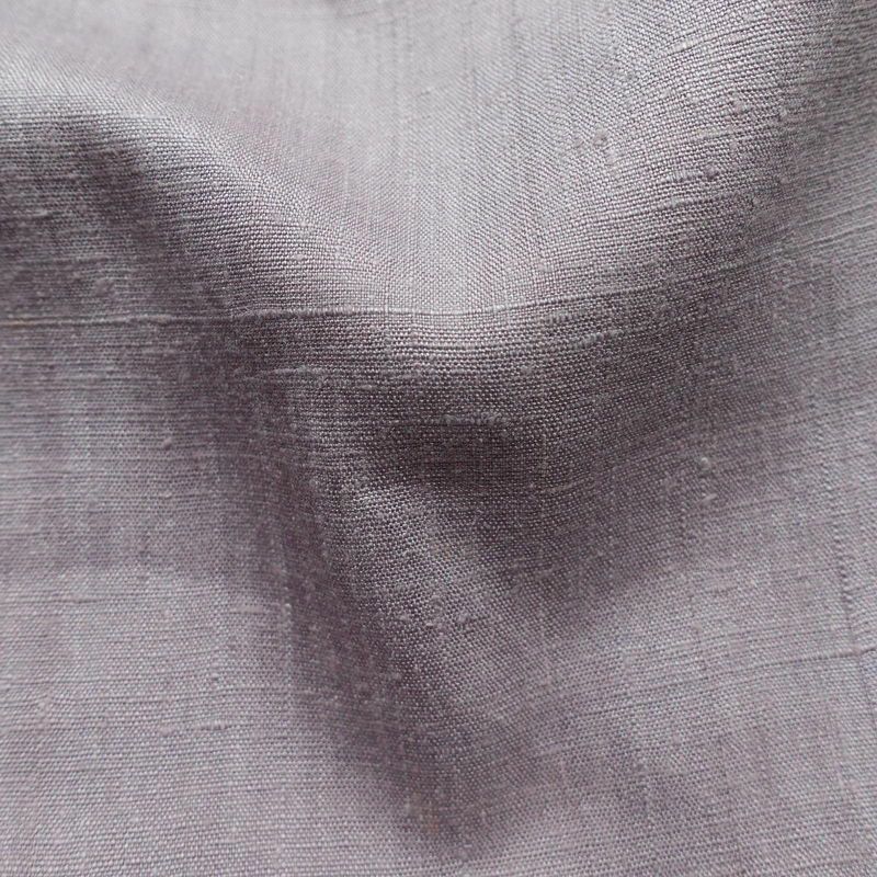 付け下げ スワトウ刺繍 紬地 正絹 古典柄 袷仕立て 身丈164cm 裄丈65.5cm 紫・藤色_画像21