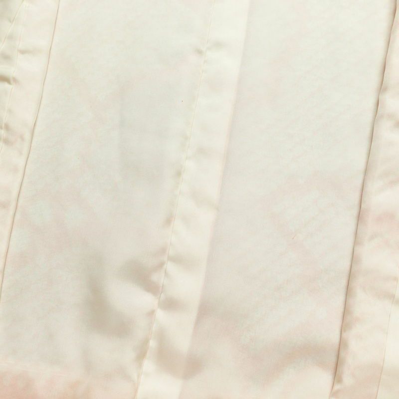 付け下げ しつけ糸付き 絞り 正絹 花柄 袷仕立て 身丈163.5cm 裄丈66cm ピンク_画像18