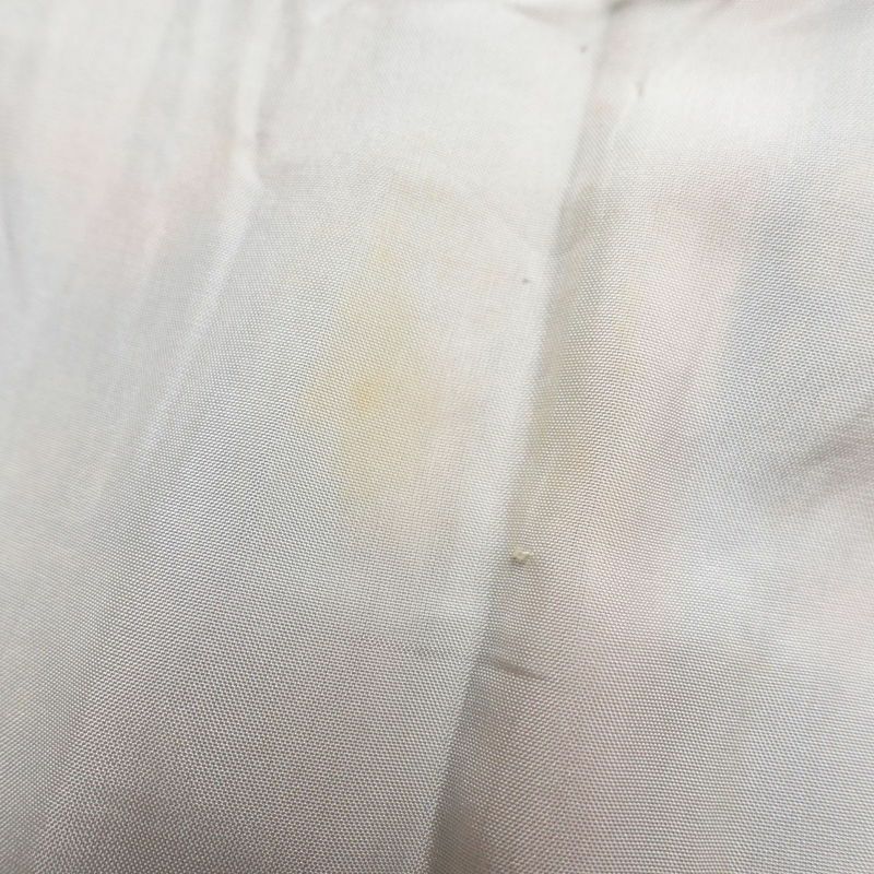 小紋 縮緬 正絹 幾何学柄・抽象柄 袷仕立て 身丈155cm 裄丈64cm 青・紺_画像17