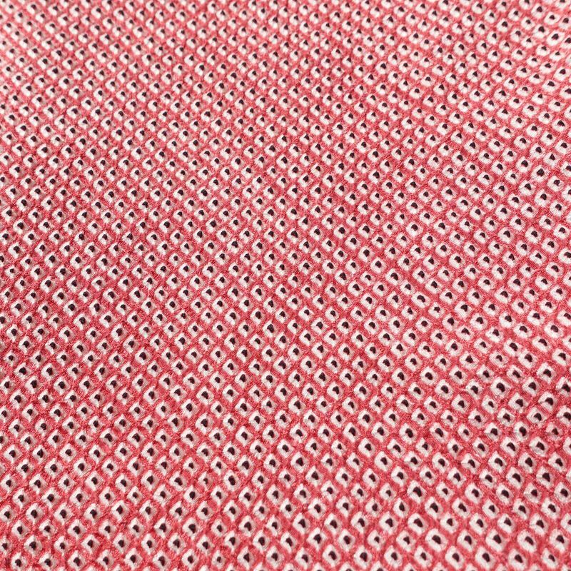 小紋 絞り 総絞り 正絹 古典柄 袷仕立て 身丈159.5cm 裄丈63.5cm ピンク_画像6