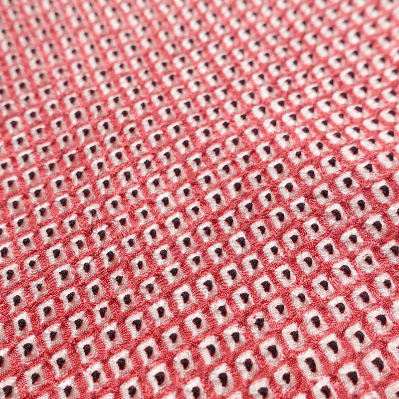 小紋 絞り 総絞り 正絹 古典柄 袷仕立て 身丈159.5cm 裄丈63.5cm ピンク_画像7