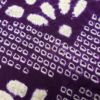 小紋 絞り 正絹 古典柄 袷仕立て 身丈153cm 裄丈64.5cm 紫・藤色_画像11