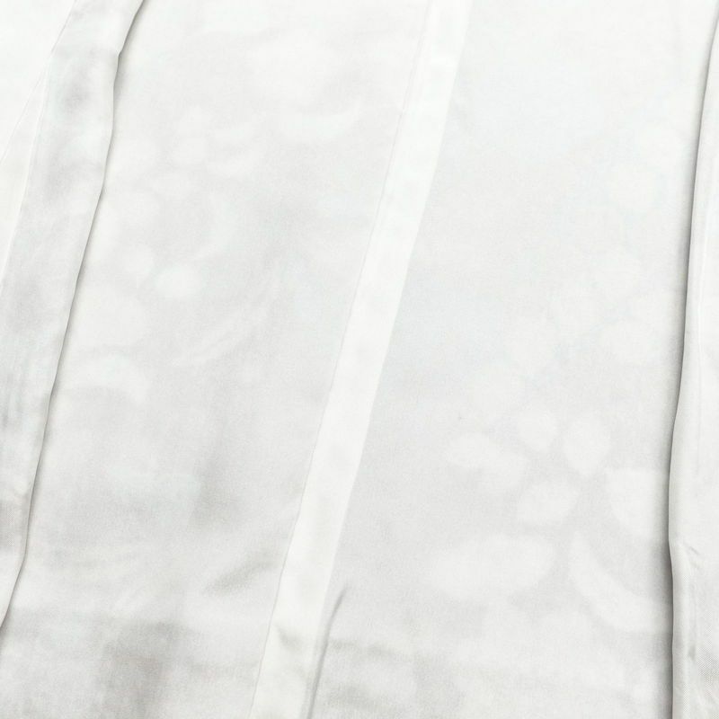 小紋 良品 正絹 花柄 袷仕立て 身丈156.5cm 裄丈63.5cm 辻が花風 赤・朱_画像17