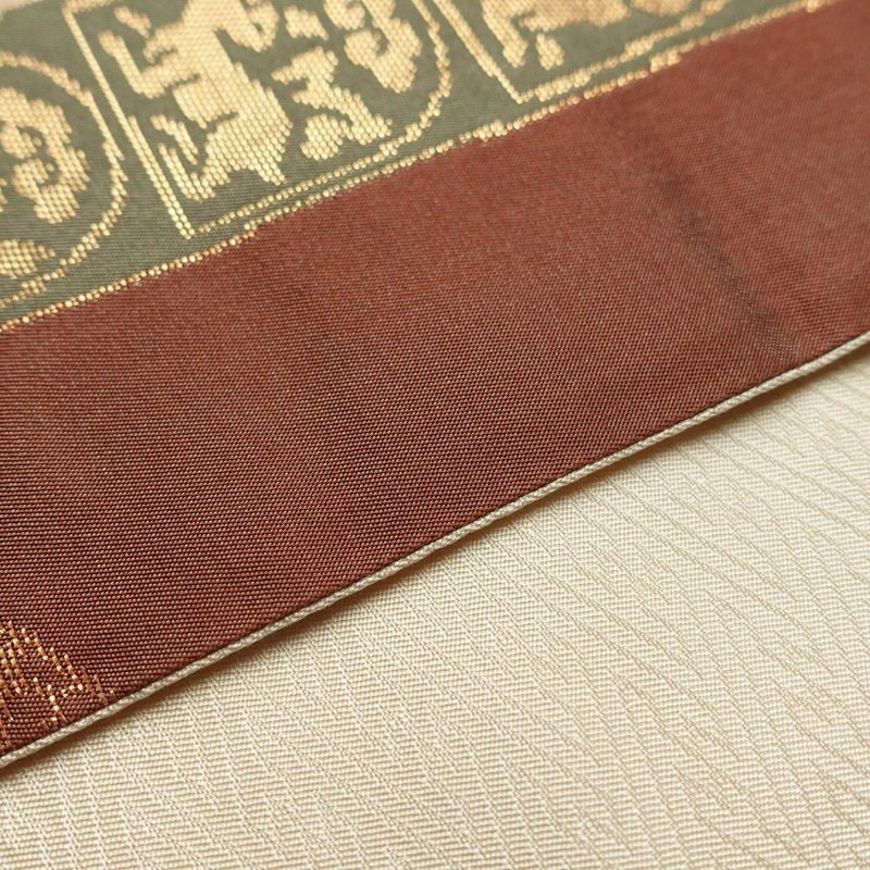 袋帯 六通柄 フォーマル用 正絹 幾何学柄・抽象柄 多色使い_画像10