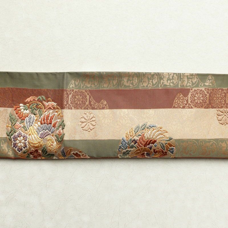 袋帯 六通柄 フォーマル用 正絹 幾何学柄・抽象柄 多色使い_画像12