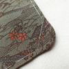 小紋 良品 落款入り 南部幸雄 二代目 縮緬 総柄 正絹 古典柄 袷仕立て 身丈154.5cm 裄丈63.5cm 一部しつけ糸付き 着物 緑・うぐいす色_画像12