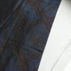 紬 正絹 幾何学柄・抽象柄 袷仕立て 身丈154.5cm 裄丈63cm 着物 青・紺_画像16