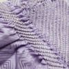 帯揚げ 絞り 正絹 花柄 紫・藤色_画像8