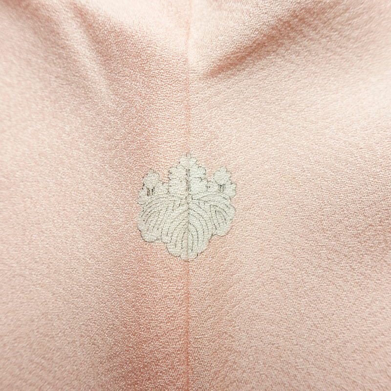 色留袖 良品 一つ紋付き 正絹 古典柄 袷仕立て 身丈156cm 裄丈63.5cm 箔 共八掛 金彩 ピンク_画像13