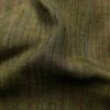 紬 正絹 その他の柄 袷仕立て 身丈156cm 裄丈63cm 緑・うぐいす色_画像21