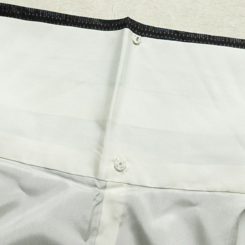 本場大島紬 純泥染 良品 証紙あり しつけ糸付き 正絹 花柄 袷仕立て 身丈163.5cm 裄丈66.5cm 青・紺_画像16