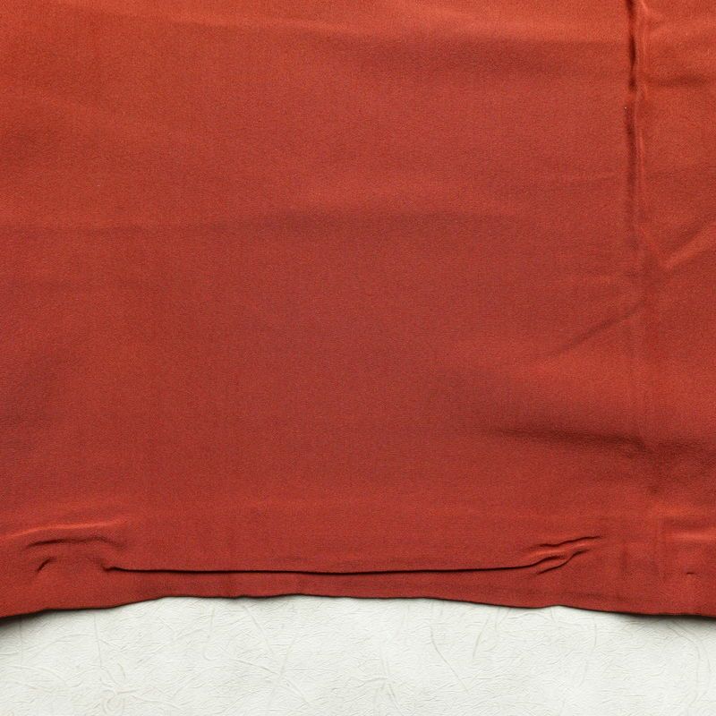 小紋 縮緬 総柄 正絹 幾何学柄・抽象柄 袷仕立て 身丈155.5cm 裄丈65cm 多色使い_画像20